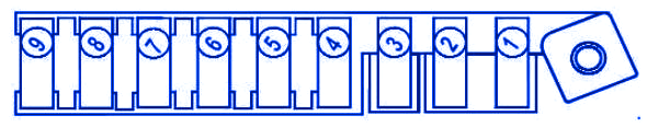 Renault Megane 2003 Engine Fuse Box / Block Circuit Breaker Diagram
