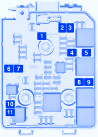 Vauxhall Adam 2014 Compartment Fuse Box / Block Circuit Breaker